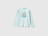 Benetton_Aqua_T-Shirt in Warm Cotton with Sequins_3ATNC10RG_17H_01