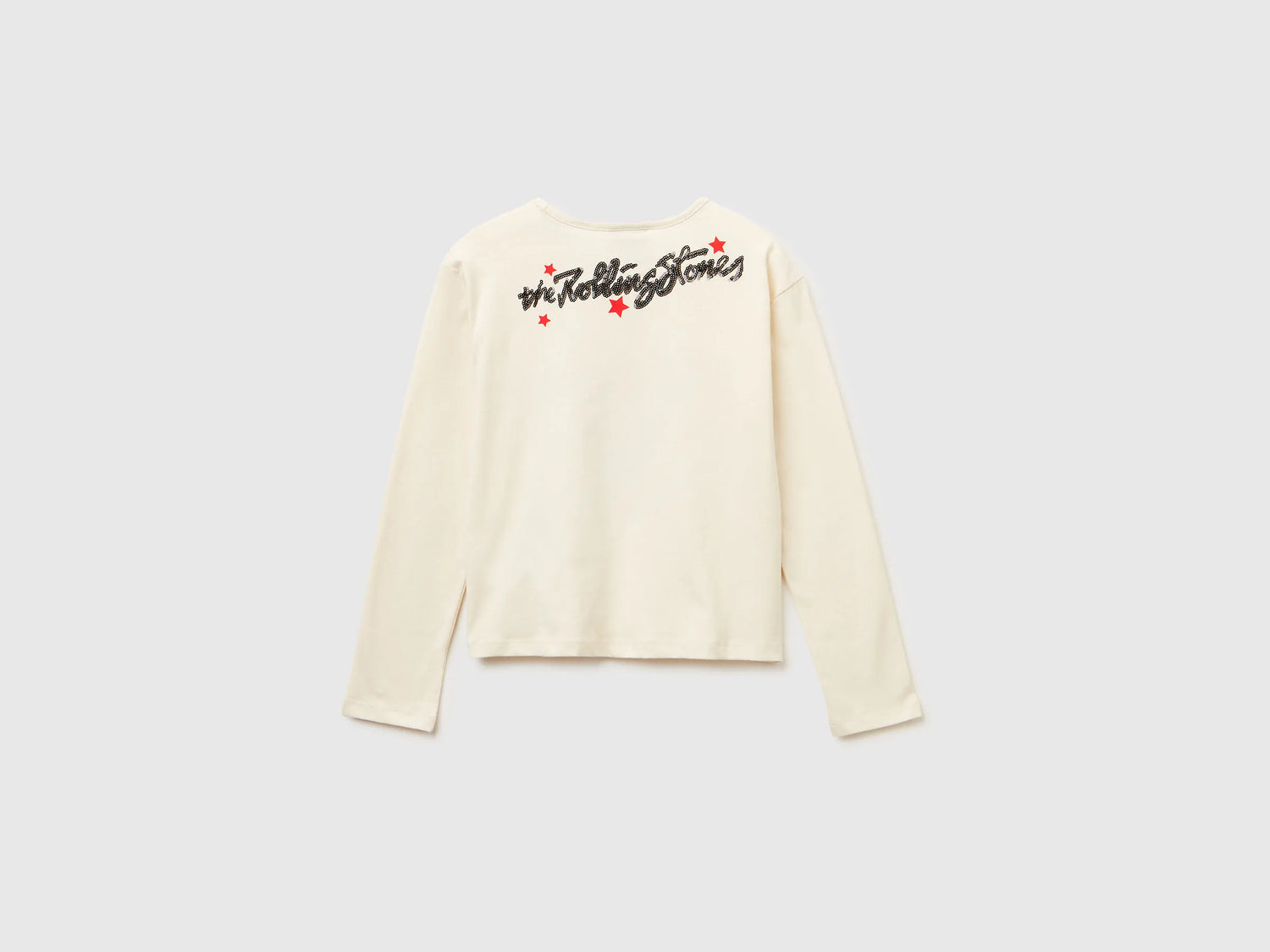 Benetton_Creamy White_Boxy Fit &quot;The Rolling Stones&quot; T-Shirt_3ATNC10RI_3C9_02