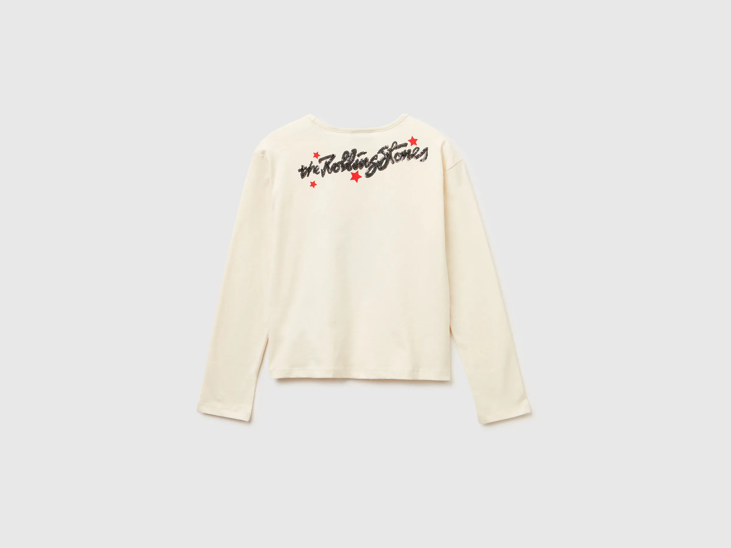 Benetton_Creamy White_Boxy Fit &quot;The Rolling Stones&quot; T-Shirt_3ATNC10RI_3C9_02