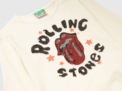 Benetton_Creamy White_Boxy Fit &quot;The Rolling Stones&quot; T-Shirt_3ATNC10RI_3C9_03
