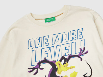 Benetton_Creamy White_T-Shirt with Photographic Print_3ATNC10RL_3C9_03