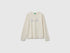 Benetton Creamy White Girls Long-Sleeved T-Shirt with Embroidery SKU: 3ATNC10U8_0R2 Image 01