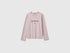 Benetton Pink Girls Long-Sleeved T-Shirt with Embroidery SKU: 3ATNC10U8_197 Image 01