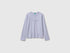 Benetton Lavender Girls Long-Sleeved T-Shirt with Embroidery SKU: 3ATNC10U8_19B Image 01
