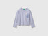 Benetton Lavender Girls 100% Organic Cotton T-Shirt with Print SKU: 3ATNC10UA_19B Image 01