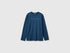 Benetton Dark Blue Boys T-Shirt with Print and Embroidery SKU: 3ATNC10UD_37T Image 01