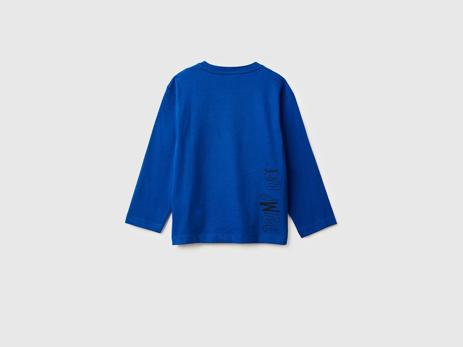 Benetton_Bright Blue_T-Shirt with Print on Front and Back_3ATNG10KV_19R_02