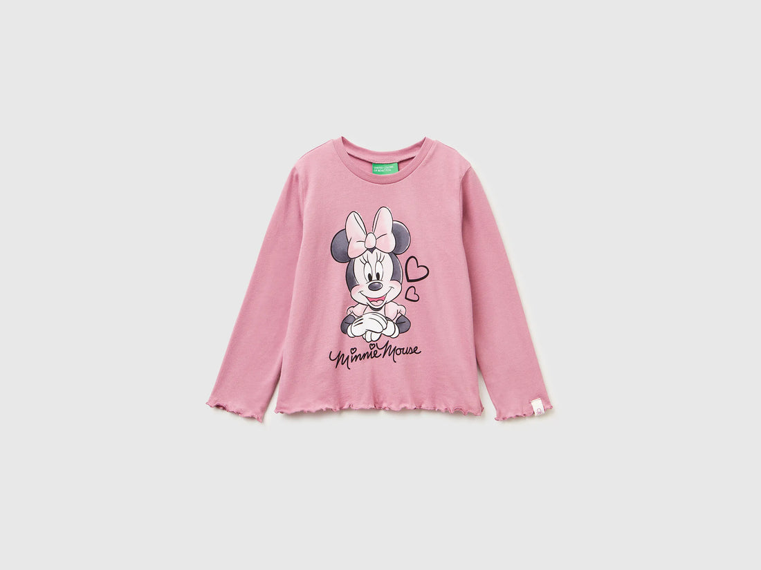 Benetton_Pink_T-Shirt with Minnie Mouse Print_3ATNG10L2_2G9_01