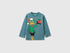 Benetton_Turquoise_Daffy Duck ©Looney Tunes Christmas T-Shirt_3ATNG10L4_19W_01