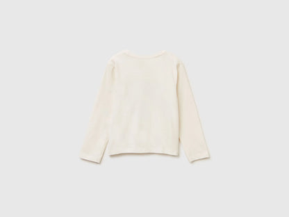 Benetton_Creamy White_Cotton T-Shirt with Print_3ATNG10L9_0R2_02