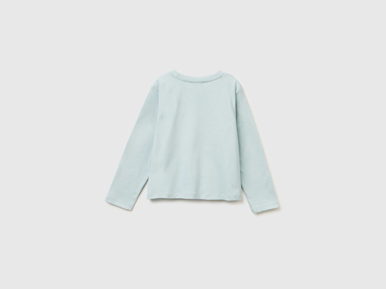 Benetton_Aqua_Cotton T-Shirt with Print_3ATNG10L9_17H_02