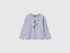 Benetton Lavender Girls T-Shirt with Puffy Print SKU: 3ATNG10NI_19B Image 01