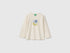 Benetton Creamy White Boys Long-Sleeved T-Shirt with Print SKU: 3ATNG10NK_0R2 Image 01