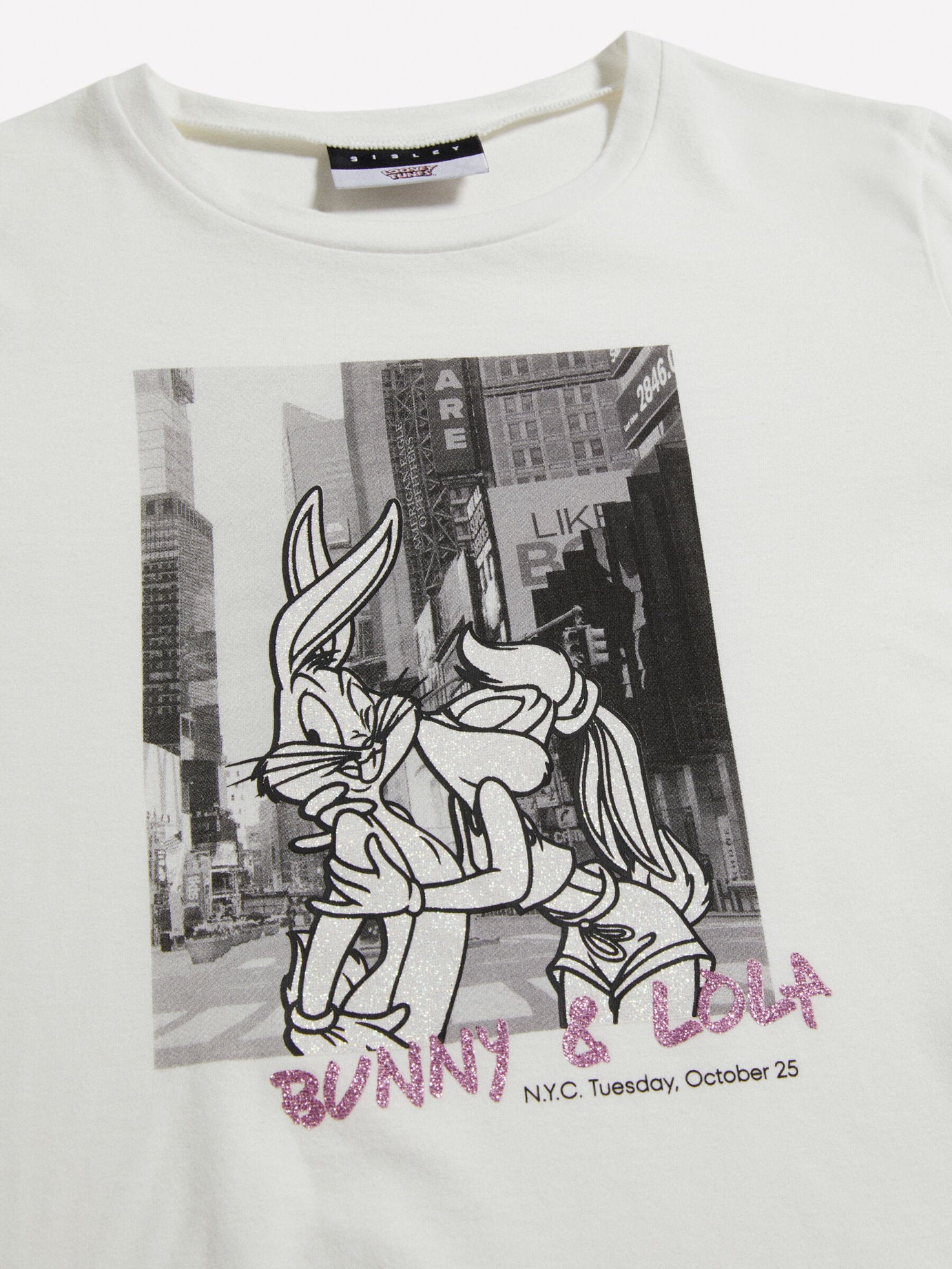 White T-Shirt with ©Looney Tunes Print_3ATNX104Z_074_02