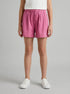 Benetton Fuchsia Girls Bermuda Shorts with Drawstring SKU: 3BL0C903I_01T Image 00