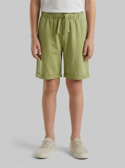 Benetton Military Green Boys Regular Fit Bermuda Shorts SKU: 3BL0G900Q_1Q1 Image 00