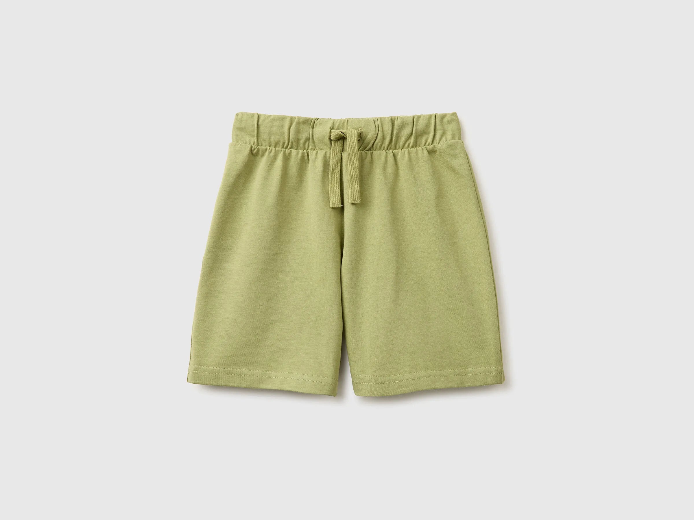 Benetton Military Green Boys Regular Fit Bermuda Shorts SKU: 3BL0G900Q_1Q1 Image 01