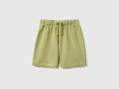 Benetton Military Green Boys Regular Fit Bermuda Shorts SKU: 3BL0G900Q_1Q1 Image 01