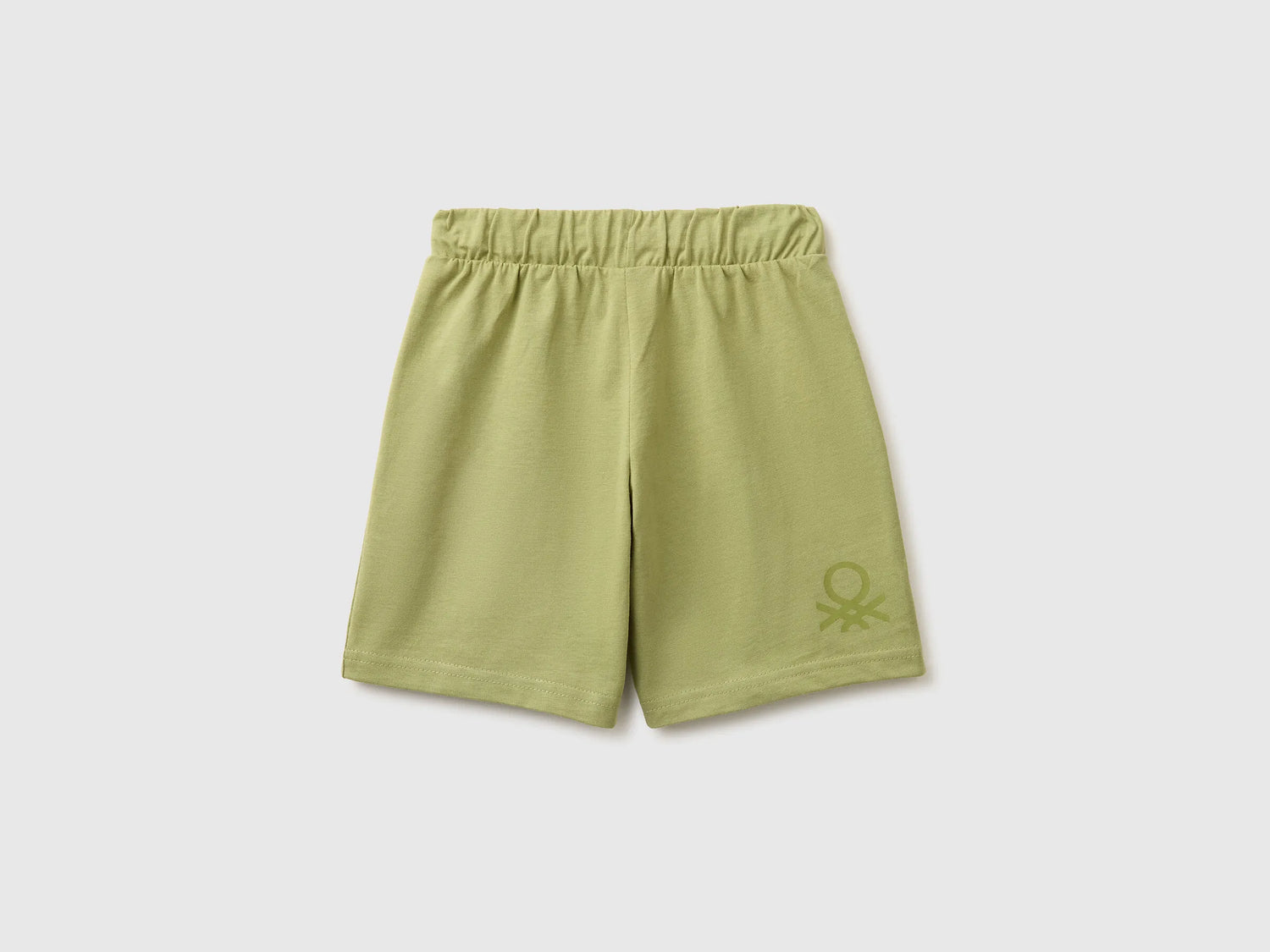 Benetton Military Green Boys Regular Fit Bermuda Shorts SKU: 3BL0G900Q_1Q1 Image 02