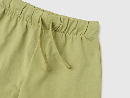Benetton Military Green Boys Regular Fit Bermuda Shorts SKU: 3BL0G900Q_1Q1 Image 03