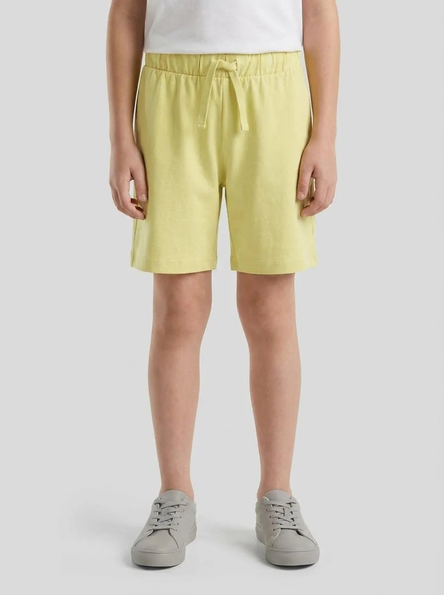 Benetton Yellow Boys Regular Fit Bermuda Shorts SKU: 3BL0G900Q_228 Image 00