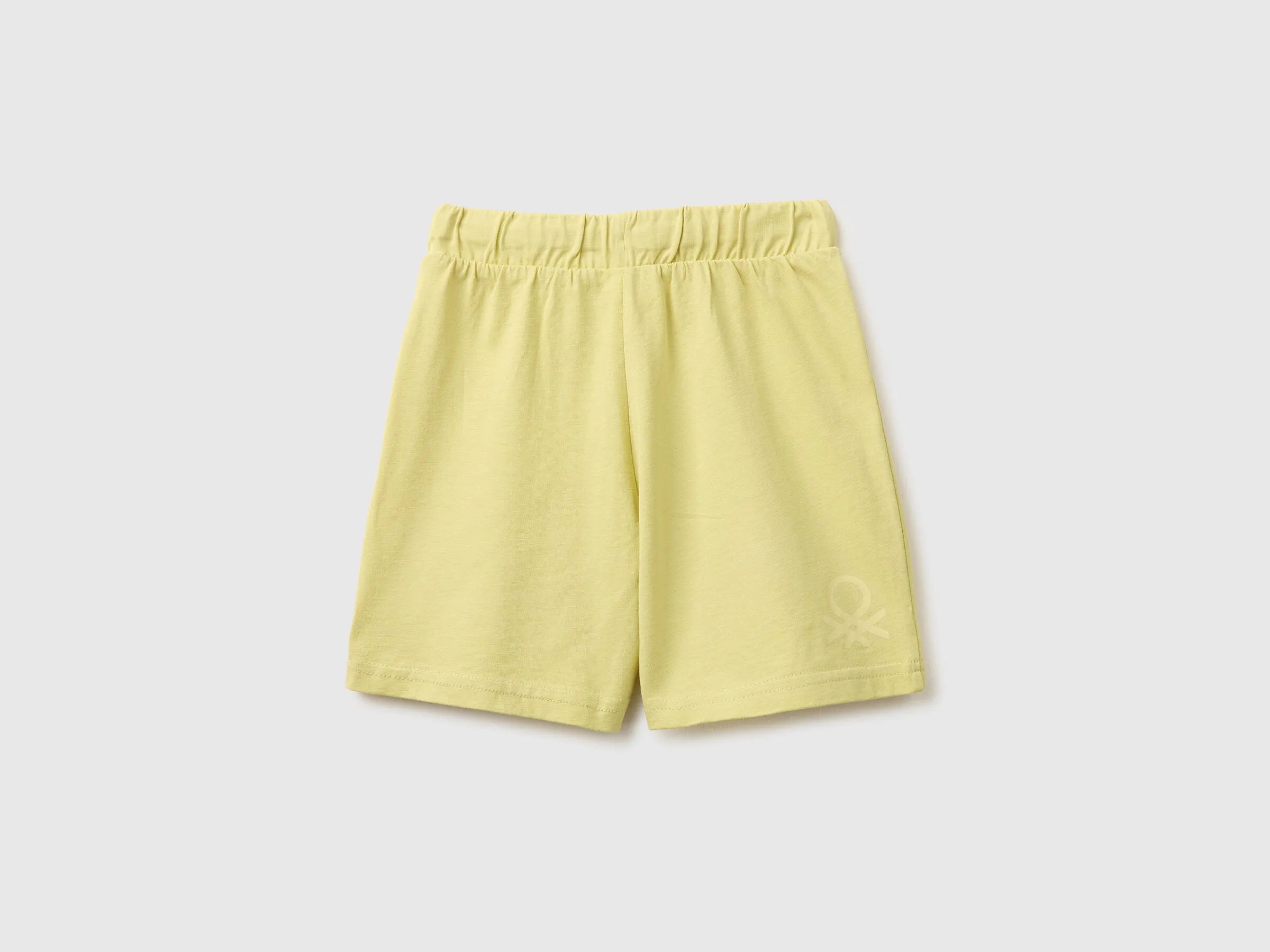 Benetton Yellow Boys Regular Fit Bermuda Shorts SKU: 3BL0G900Q_228 Image 02