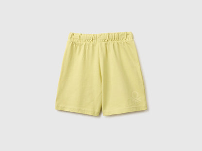 Benetton Yellow Boys Regular Fit Bermuda Shorts SKU: 3BL0G900Q_228 Image 02