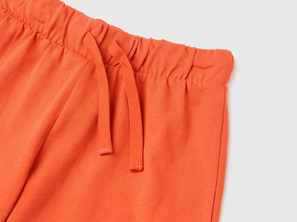 Benetton Orange Coral Boys Regular Fit Bermuda Shorts SKU: 3BL0G900Q_34Y Image 03