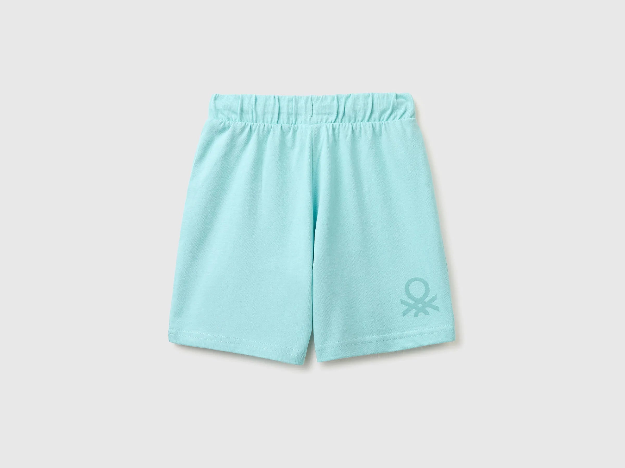 Benetton Aqua Boys Regular Fit Bermuda Shorts SKU: 3BL0G900Q_3L7 Image 02