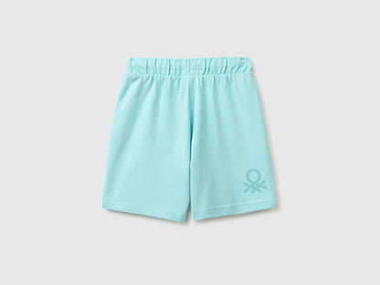 Benetton Aqua Boys Regular Fit Bermuda Shorts SKU: 3BL0G900Q_3L7 Image 02