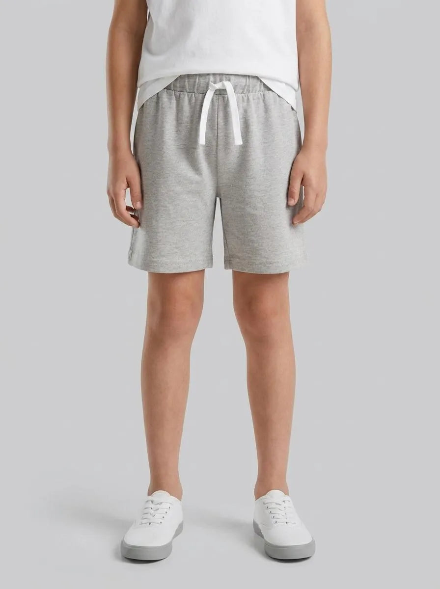 Benetton Light Gray Boys Regular Fit Bermuda Shorts SKU: 3BL0G900Q_501 Image 00