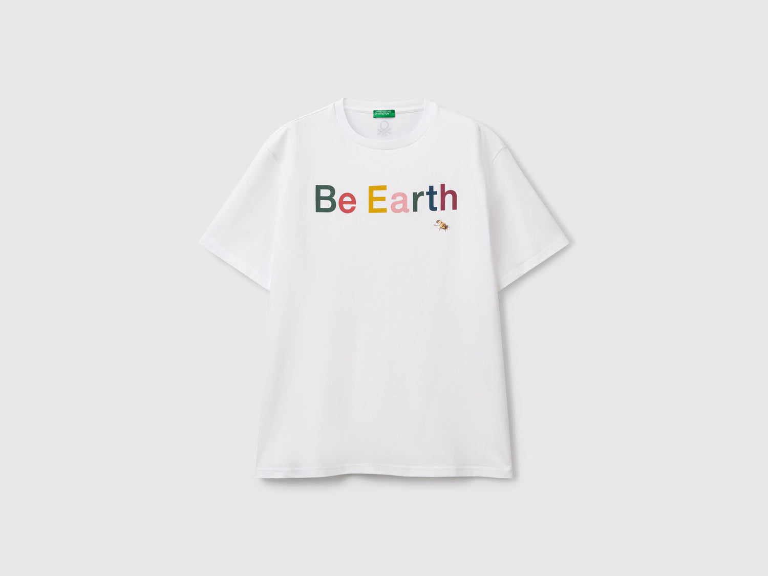 Benetton_T-Shirt with Photographic Print_3BL0U10AG_902_03