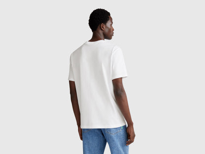 Benetton_T-Shirt with Photographic Print_3BL0U10AG_903_02