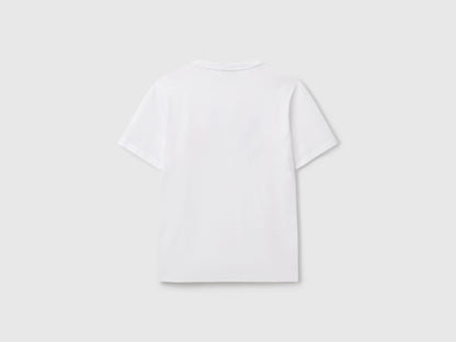 Benetton_T-Shirt with Photographic Print_3BL0U10AG_903_04