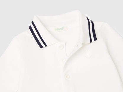 Benetton_White_Polo Bodysuit in Cotton_3CDIAB00F_074_03