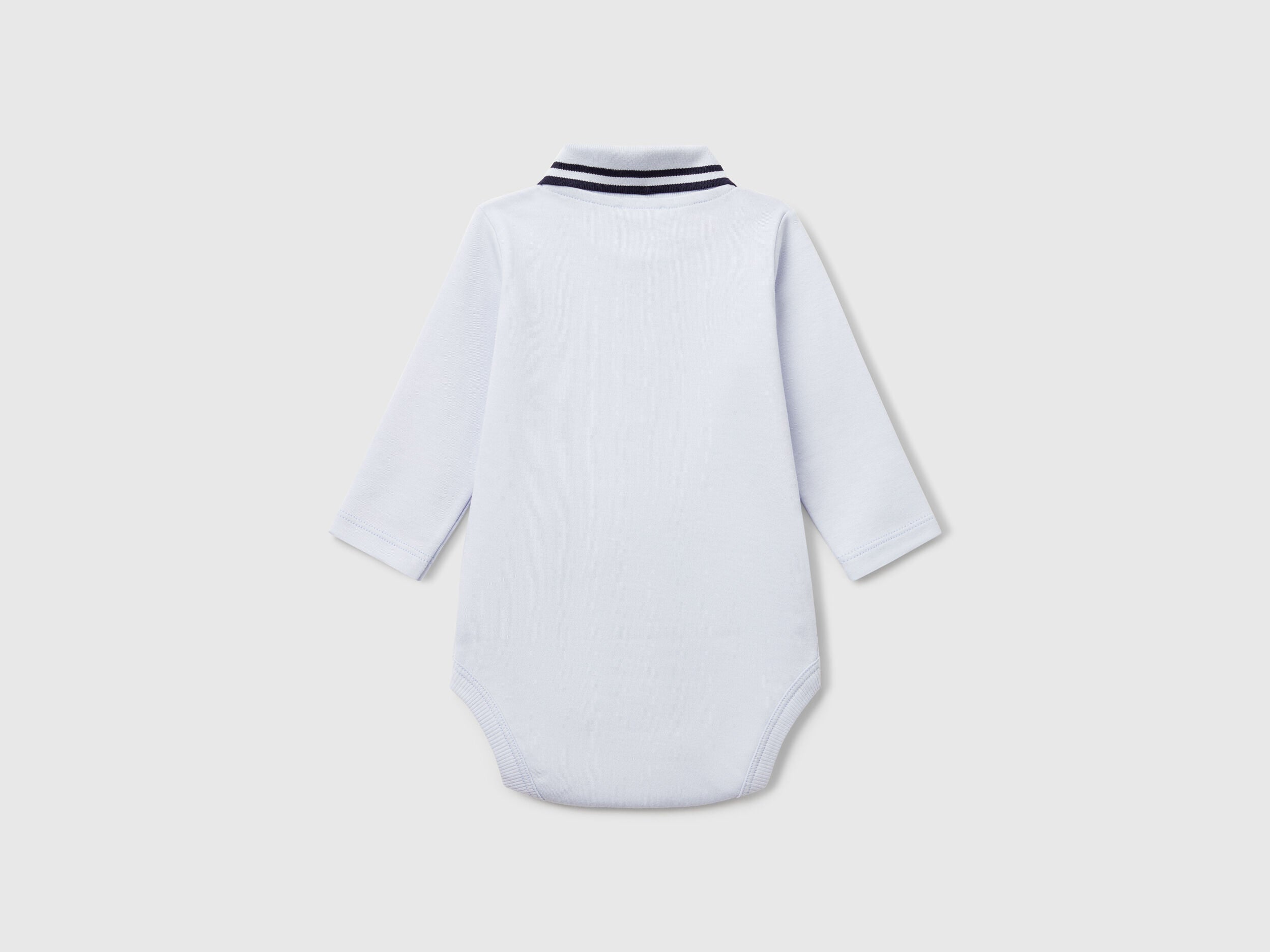 Benetton_Blue_Polo Bodysuit in Cotton_3CDIAB00F_081_02