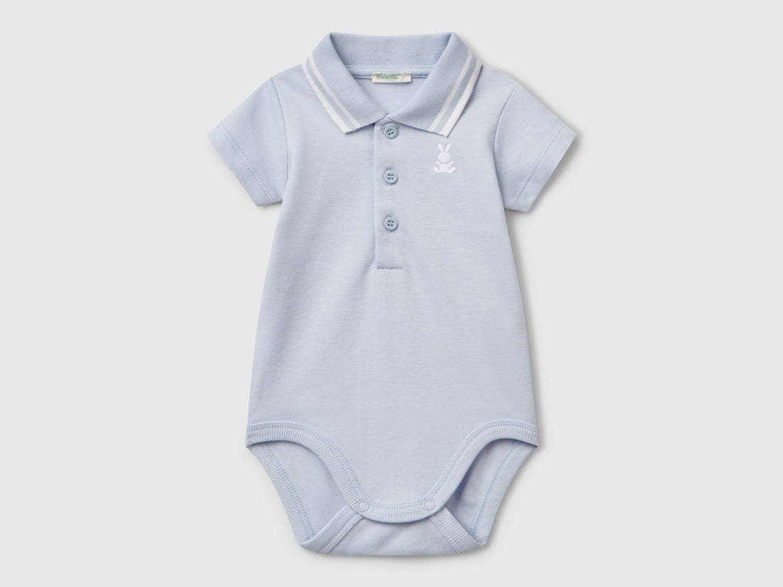 Benetton_Polo Bodysuit in Cotton_3CDIAB00M_081_01