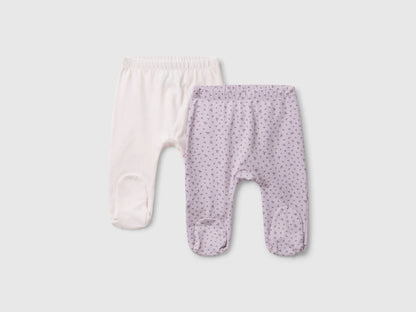 Benetton_Violet_Two Pairs of Trousers in Cotton_3DKAAF02H_902_01