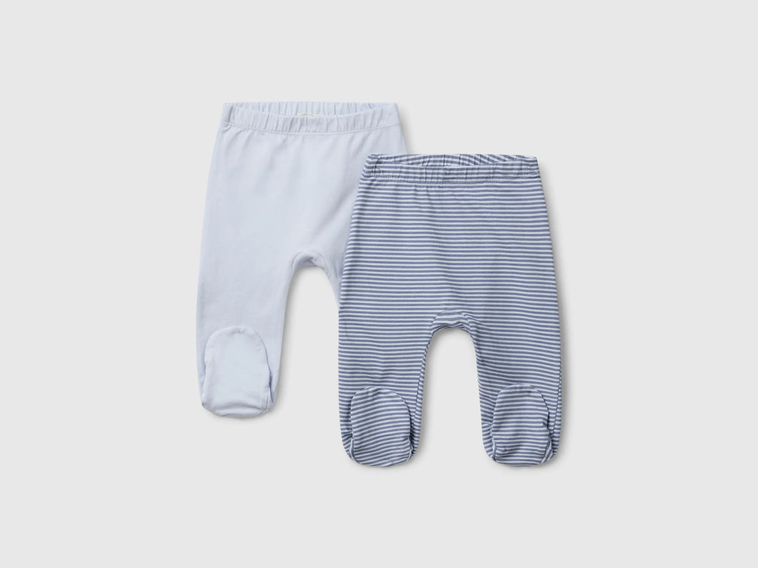 Benetton_Light Blue_Two Pairs of Trousers in Cotton_3DKAAF02H_903_01