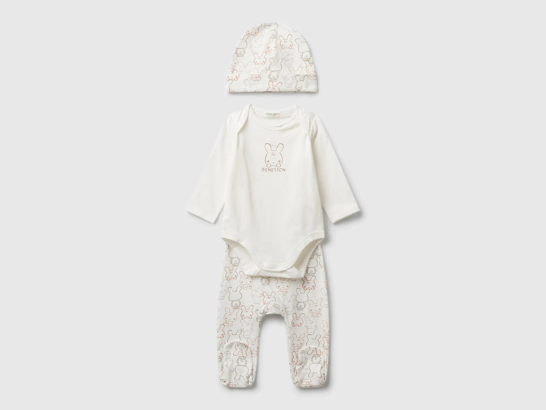 Benetton_Creamy White_Stretch Cotton Outfit_3DKAAK01C_901_01
