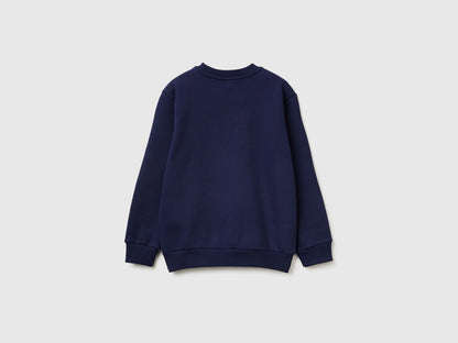 Benetton_Dark Blue_Warm Sweatshirt with Logo_3EB5C10R5_252_02