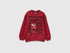 Benetton_Coral_Sweatshirt with Spiderman ©Marvel Print_3EB5C10RM_39J_01