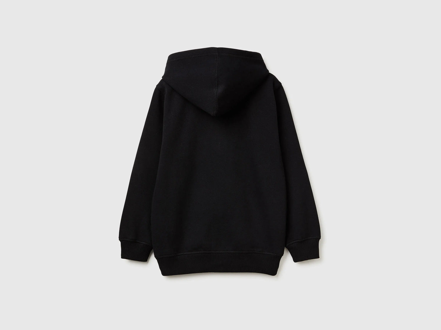 Benetton_Black_Warm Hoodie_3EB5C505L_100_02