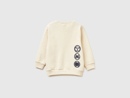 Benetton_Creamy White_Regular Fit Spiderman ©Marvel Sweatshirt_3EB5G10L5_3C9_02