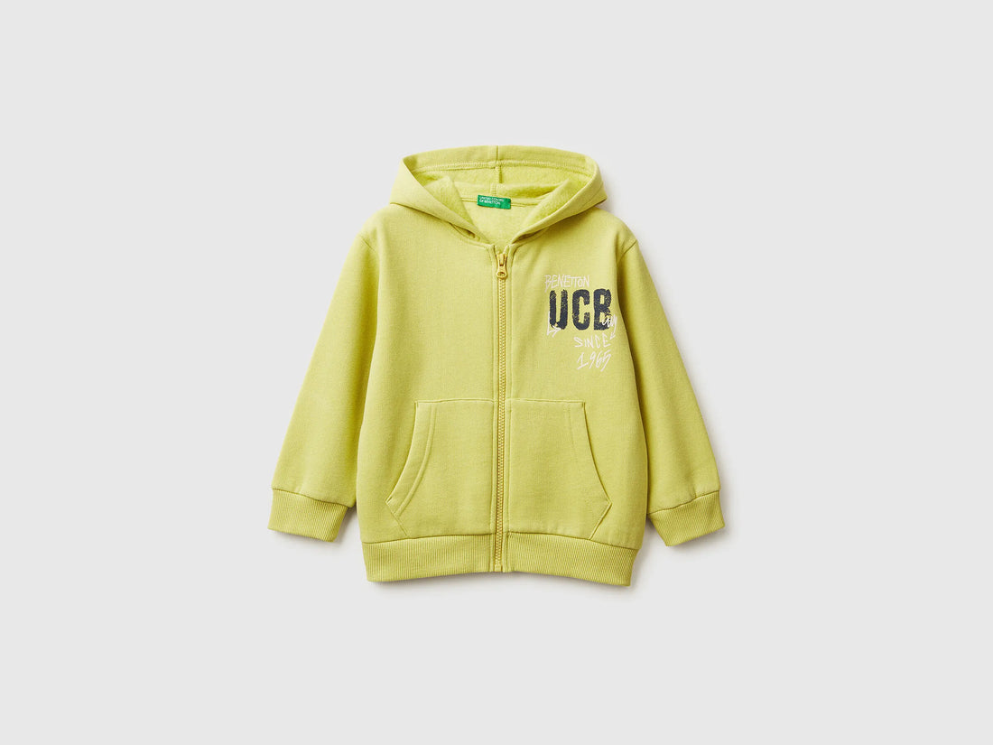 Benetton_Yellow_Zip-Up Hoodie_3EB5G5043_0Y6_01