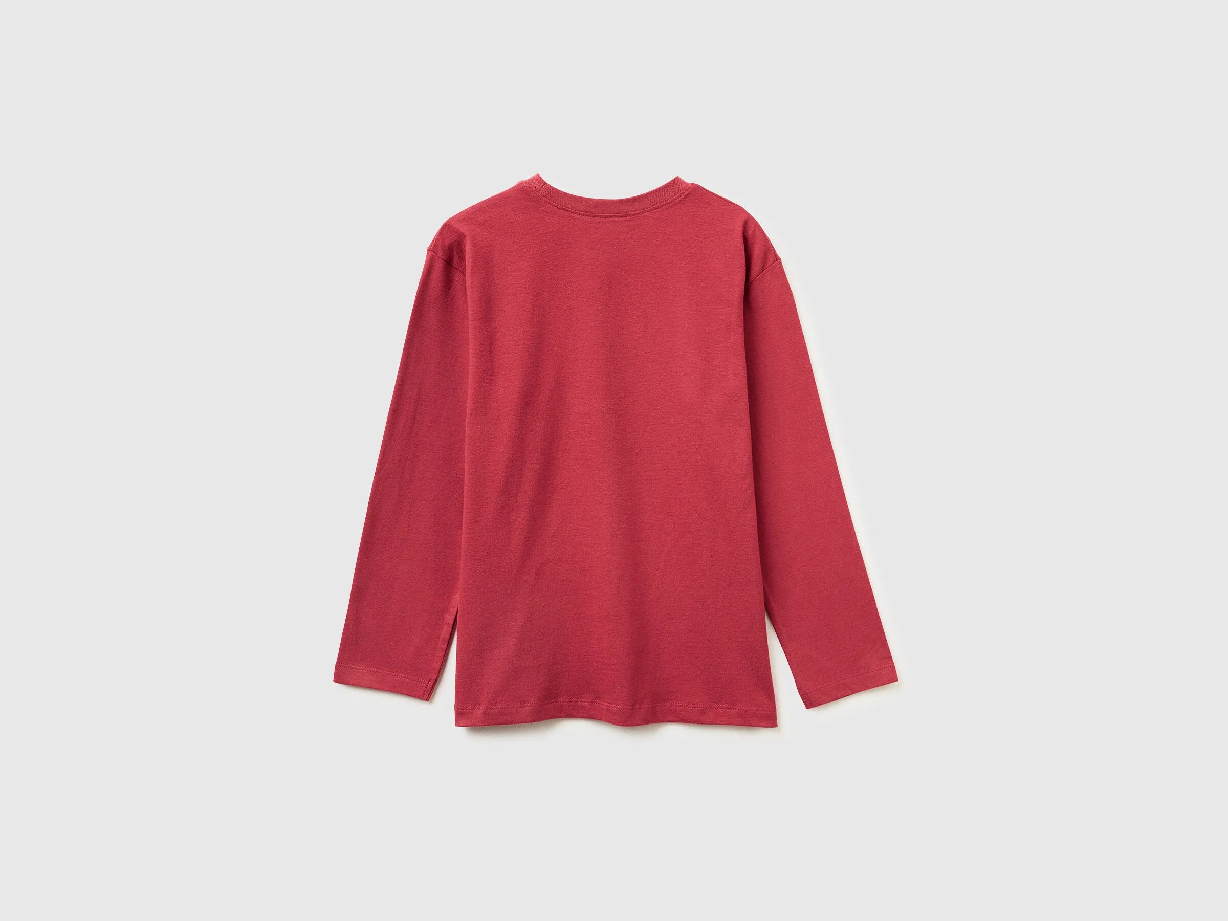 Benetton_Coral_T-Shirt in Warm Cotton with Print_3EG9C10R9_39J_02