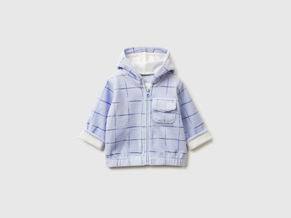 Benetton_Sky Blue_Check Chenille Sweatshirt_3EOAA501Q_72P_01