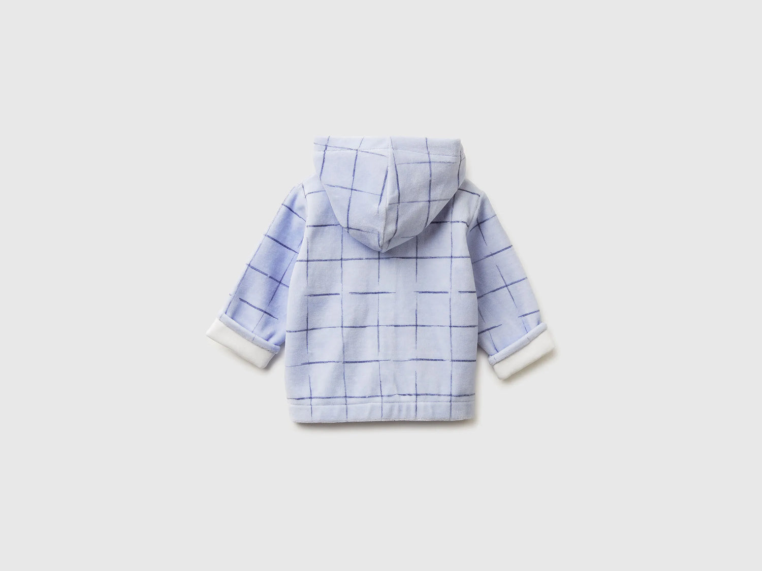 Benetton_Sky Blue_Check Chenille Sweatshirt_3EOAA501Q_72P_02