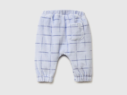 Benetton_Blue_Check Chenille Trousers_3EOAAF02I_72P_02
