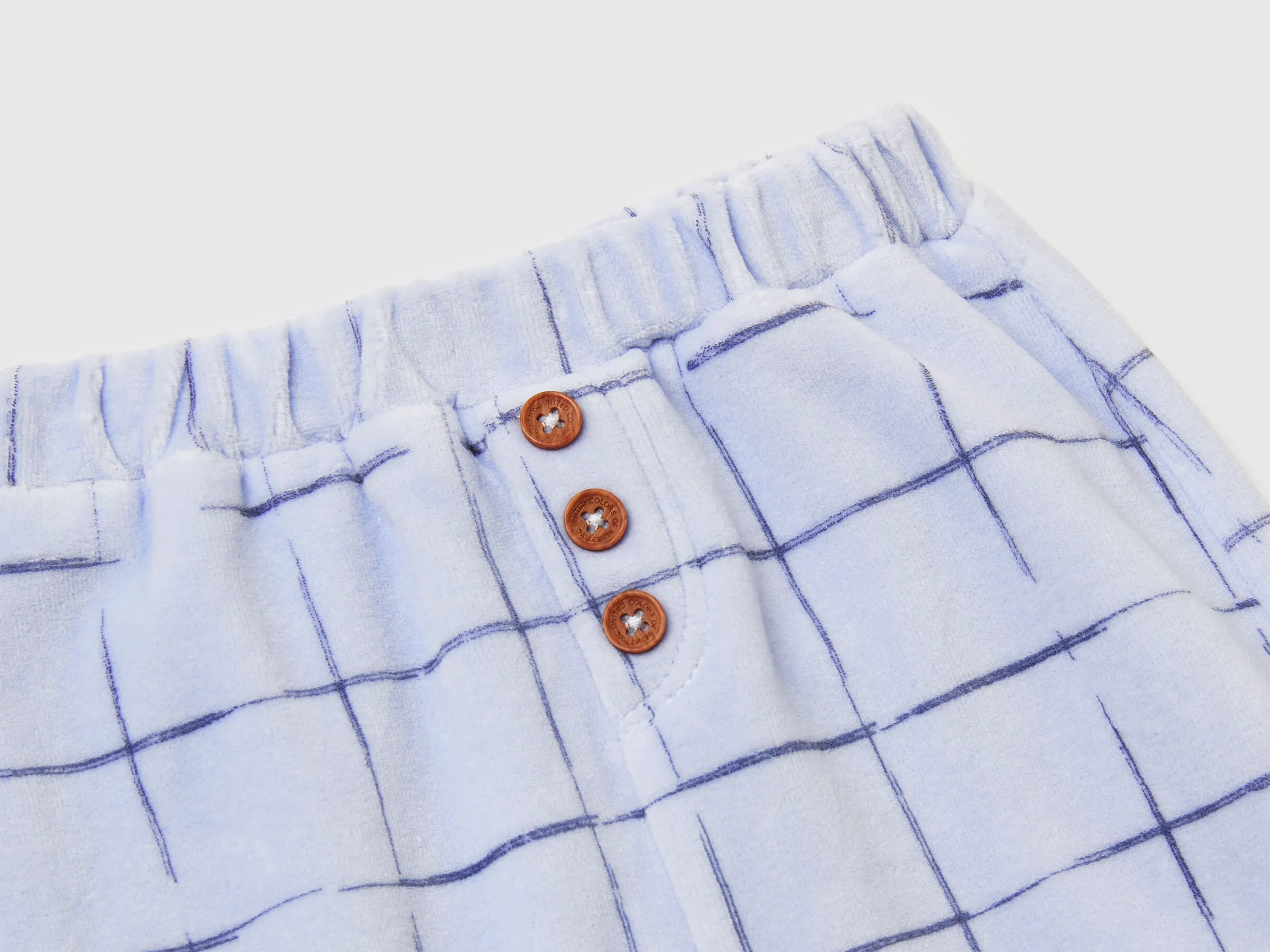 Benetton_Blue_Check Chenille Trousers_3EOAAF02I_72P_03